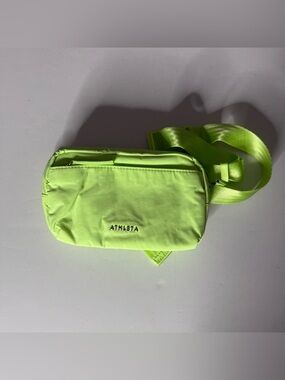 Athleta Neon Lime Crossbody Bag